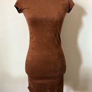Elegant Brown Dress (New No Tag)